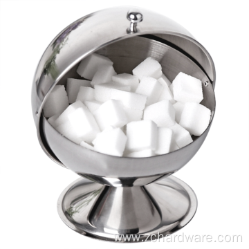 Stainless Steel Multi-purpose Sugar Bowl With Roll Top